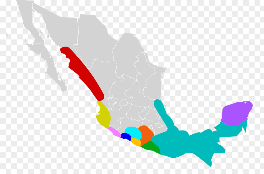 Silhouette Mexico City Vector Map PNG