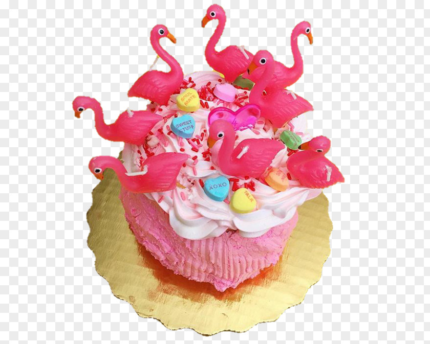 Flamingo Birthday Cake Cupcake Muffin Torte PNG