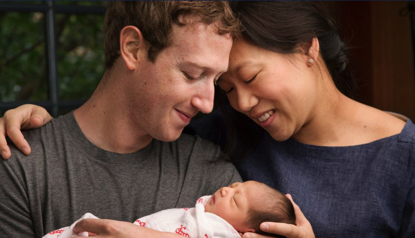 Mark Zuckerberg Priscilla Chan Infant Facebook Daughter PNG