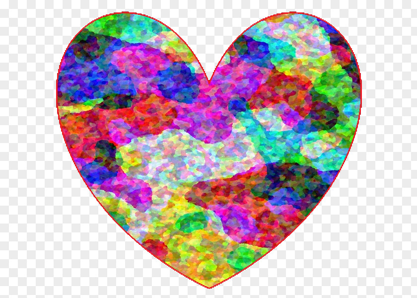 Nevada Glitter Organism Heart PNG