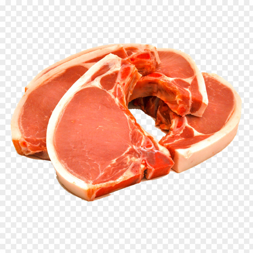 Pork Cutlet In Supermarket Ham Spare Ribs Bacon Barbecue PNG