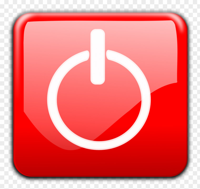 POWER Button Shutdown Clip Art PNG