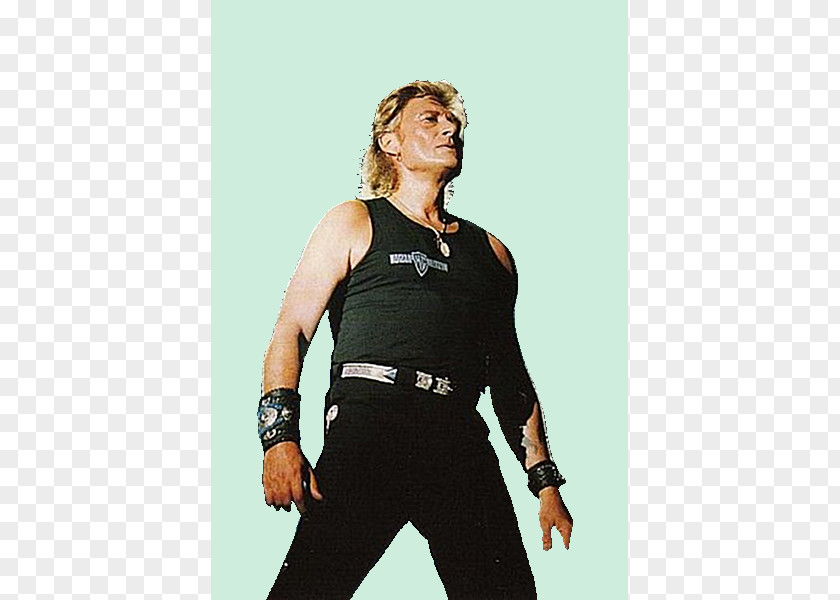 Johnny Hallyday T-shirt Shoulder Outerwear Sportswear Costume PNG