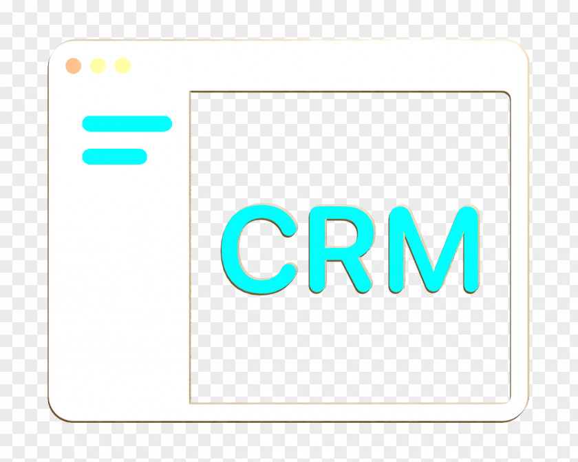 Technology Aqua Management Icon CRM PNG