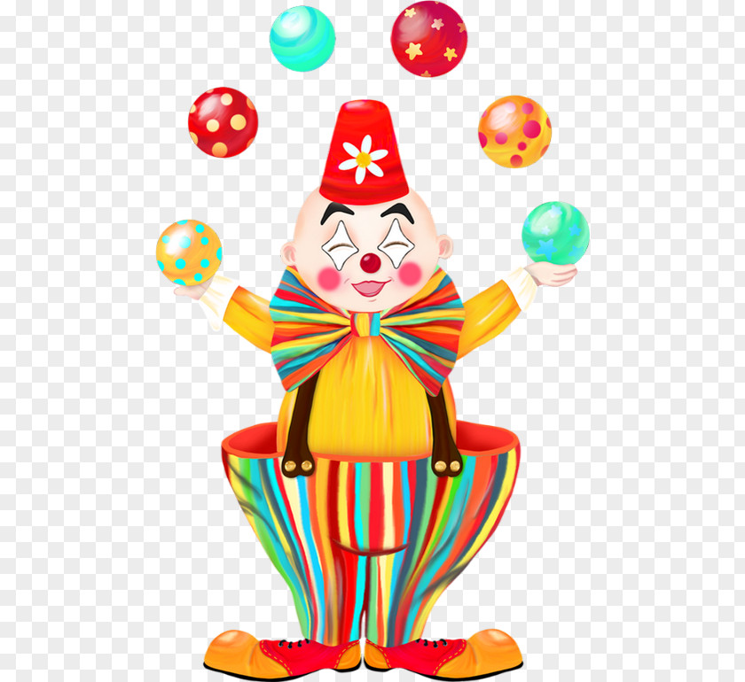 Clown Illustration Juggling Circus Clip Art PNG