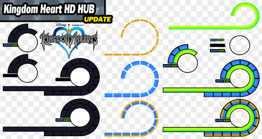 Health Bar Kingdom Hearts II χ Sprite PNG