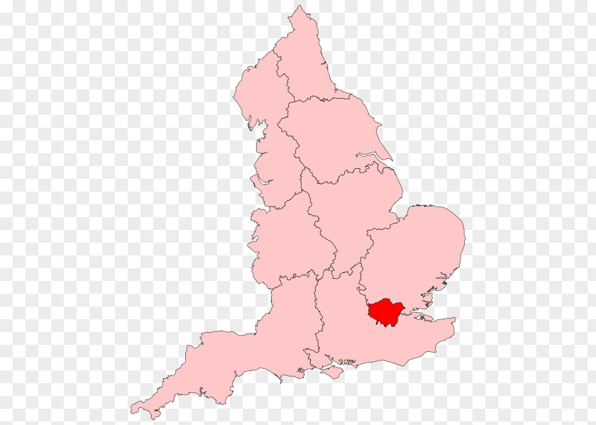 London England Regions Of East Anglia The Midlands Map Geography PNG