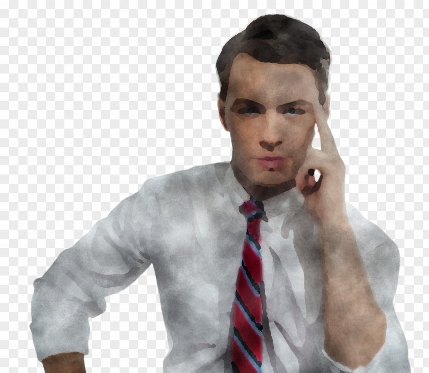 Muscle Suit Tie Nose Chin Male Forehead PNG