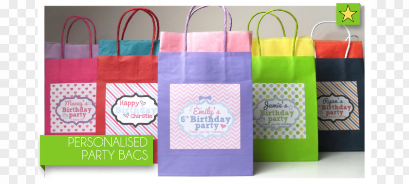 Party Pattern Paper Gift Birthday Bag PNG