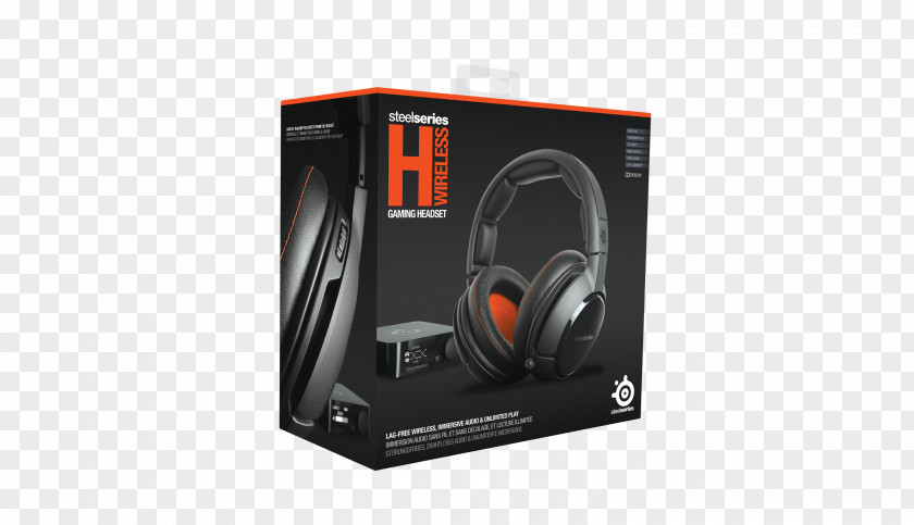 Steelseries H Wireless Gaming Headset Xbox 360 2tb7267 Amp Transmitter Headphones PNG