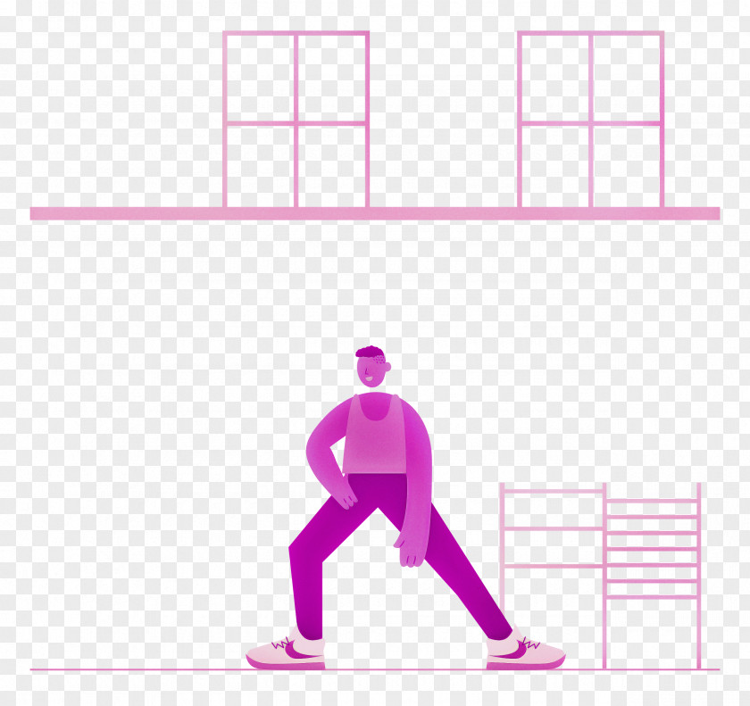 Daily Workout Stretching Sports PNG