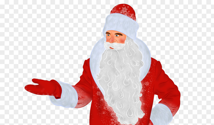 Santa Claus Ded Moroz Christmas Ornament Snegurochka Grandfather PNG
