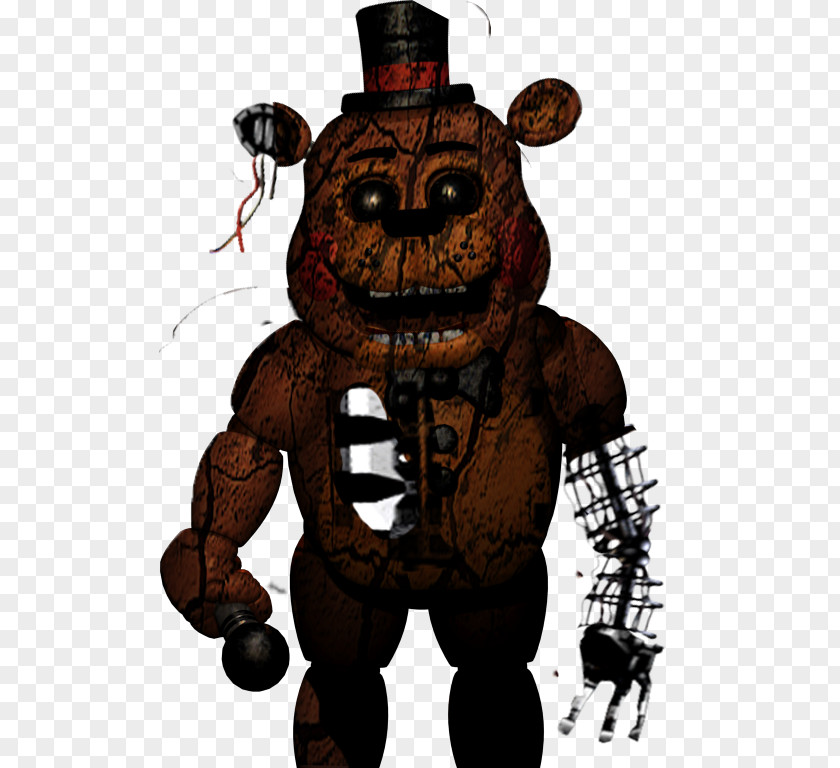 Withered Rattan Five Nights At Freddy's 2 Animatronics Game Toy PNG