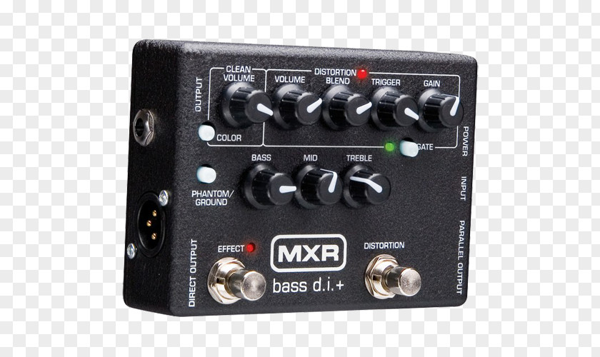 Bass Guitar Effects Processors & Pedals Dunlop MXR M80 D.I.+ DI Unit Preamplifier PNG