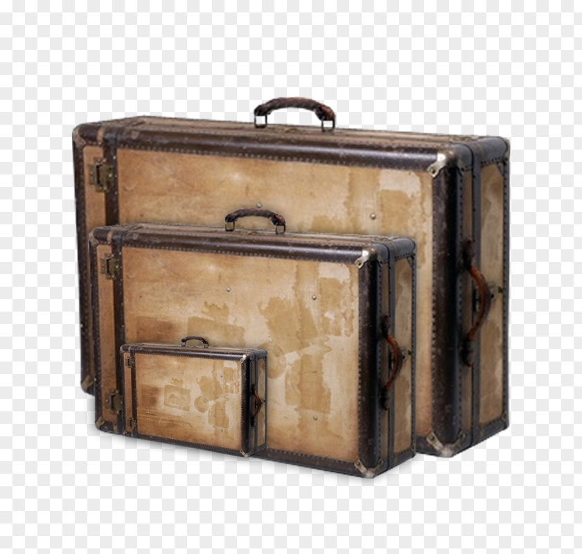 Suitcase Metal Trunk Travel PNG