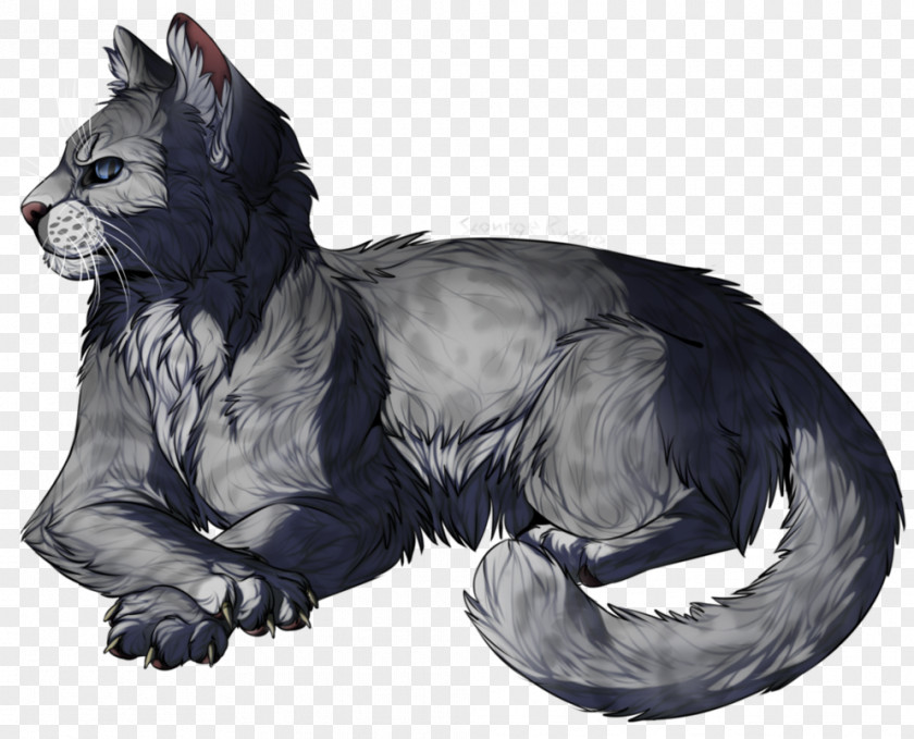 Cat Whiskers Warriors Drawing Ashfur PNG