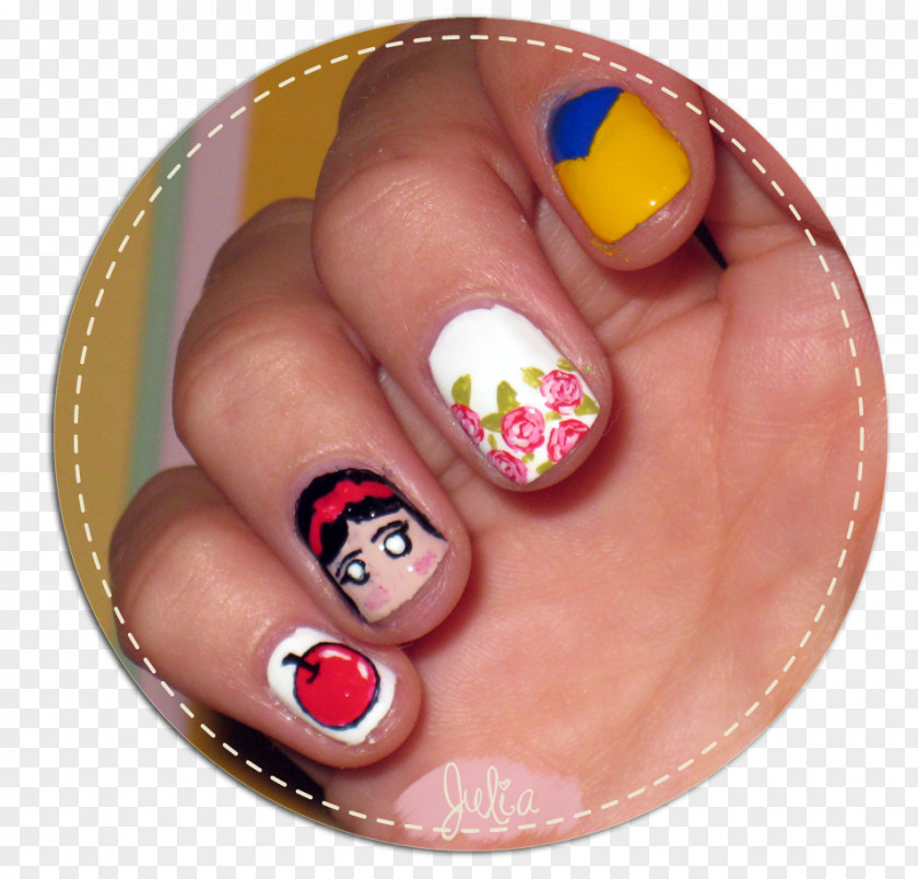 Pedicure Nail Art Manicure Finger Snow White PNG