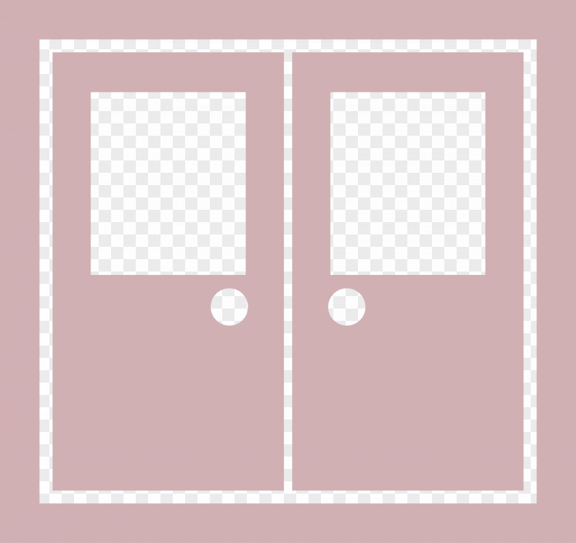 Cartoon Gate Vector Window Door Picture Frame Building Icon PNG