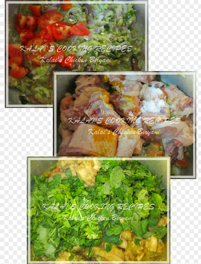 Chicken Biriyani Middle Eastern Cuisine Leaf Vegetable Vegetarian Recipe Garnish PNG