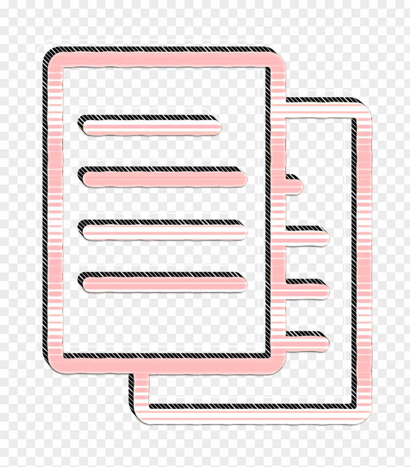 Copy Documents Option Icon Basic Application Document PNG