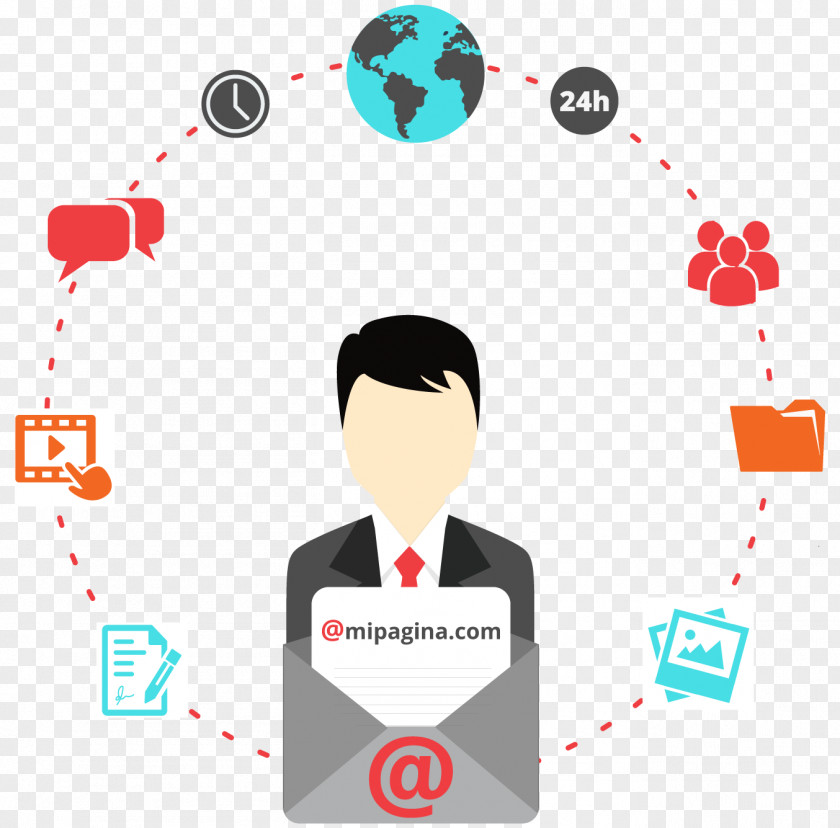 Correo Corporativo Digital Marketing Email Diens Web Design PNG