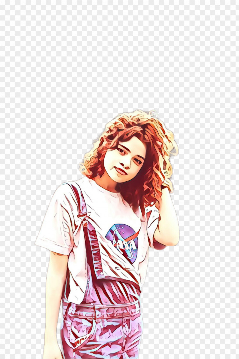 Red Hair Photo Shoot Clothing Shoulder Hairstyle T-shirt PNG