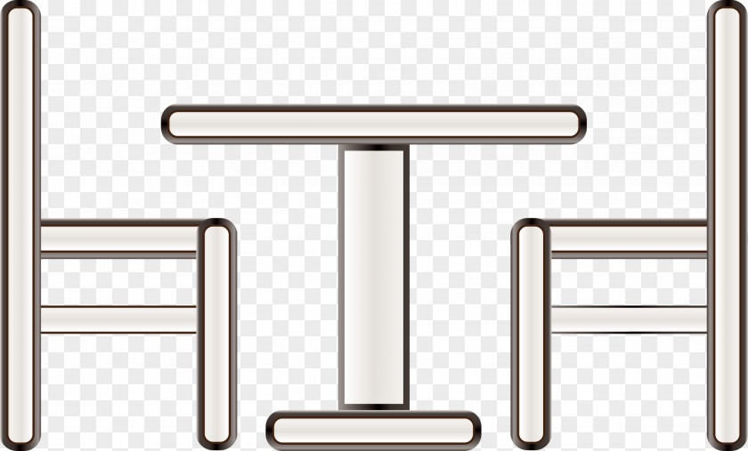 Table Hand-painted Elements Modified Chair PNG