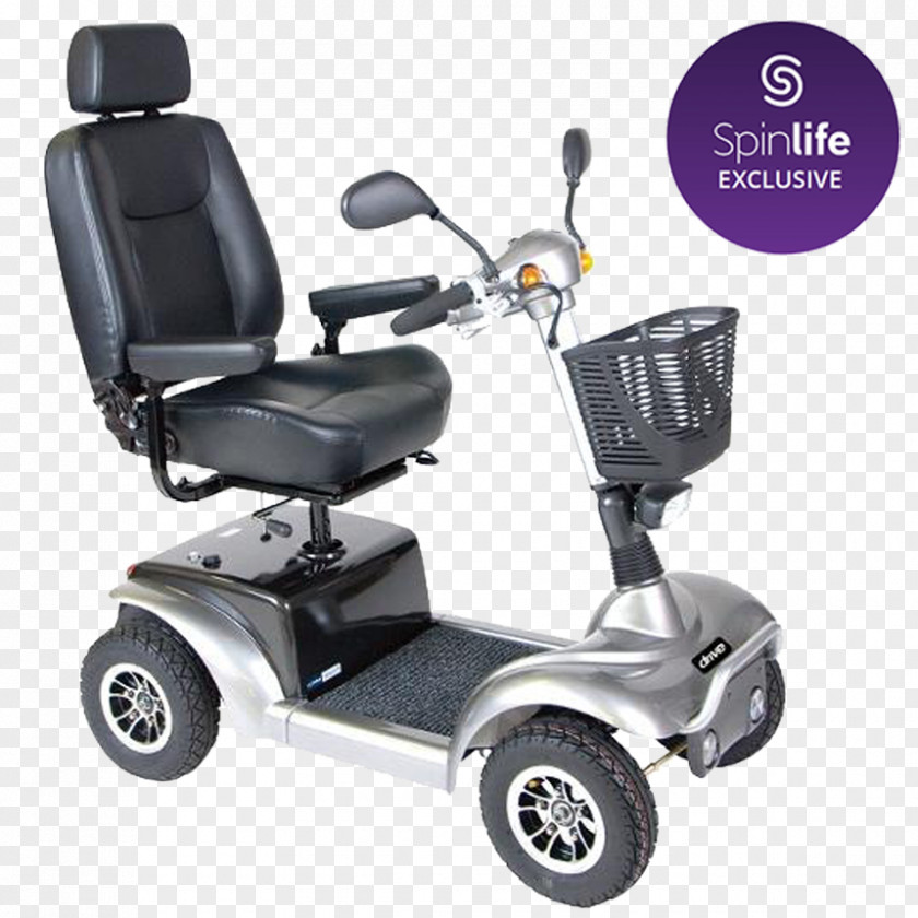White Scooter Delivery Mobility Scooters Car Wheel Electric Vehicle PNG