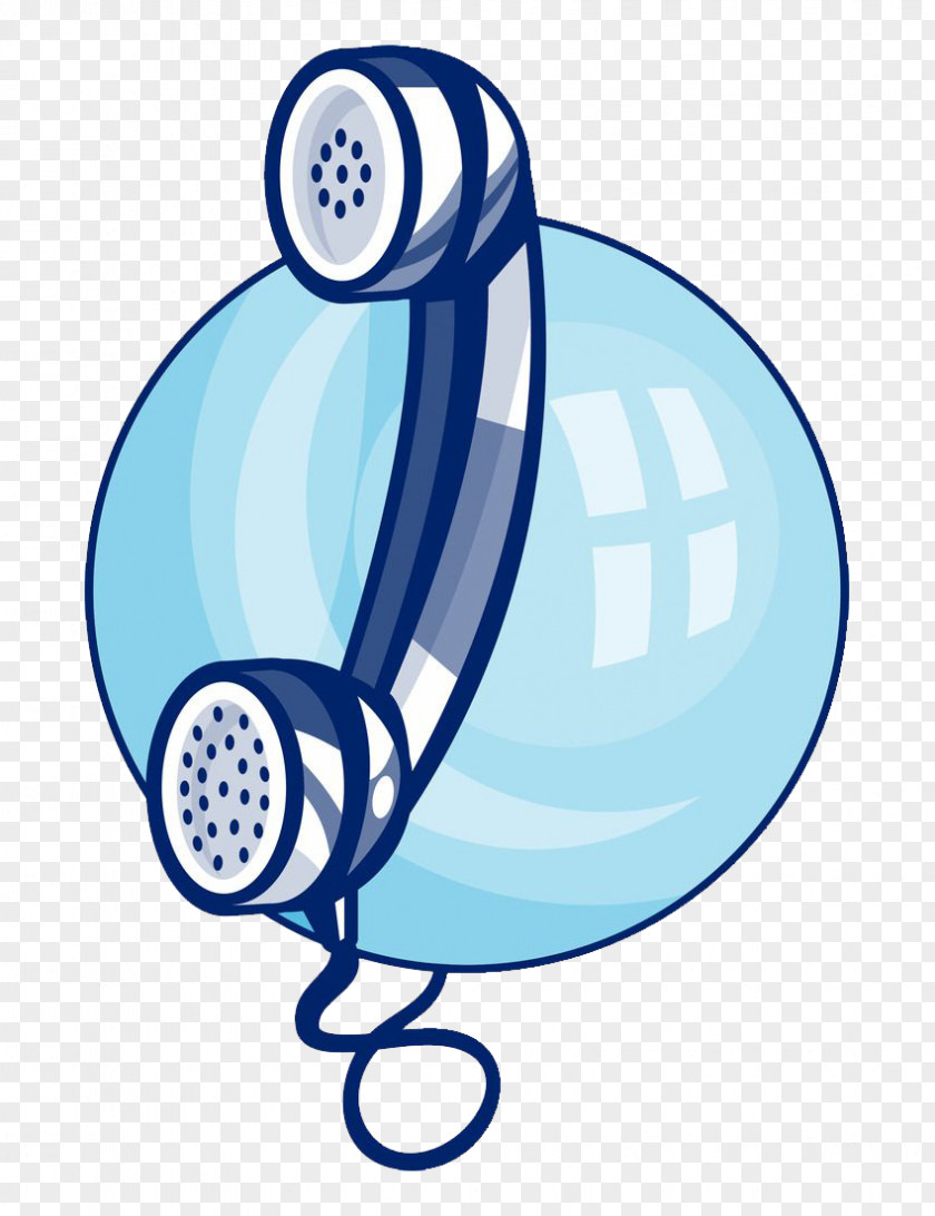 Creative Hand-painted Cartoon Phone Telephone Euclidean Vector PNG