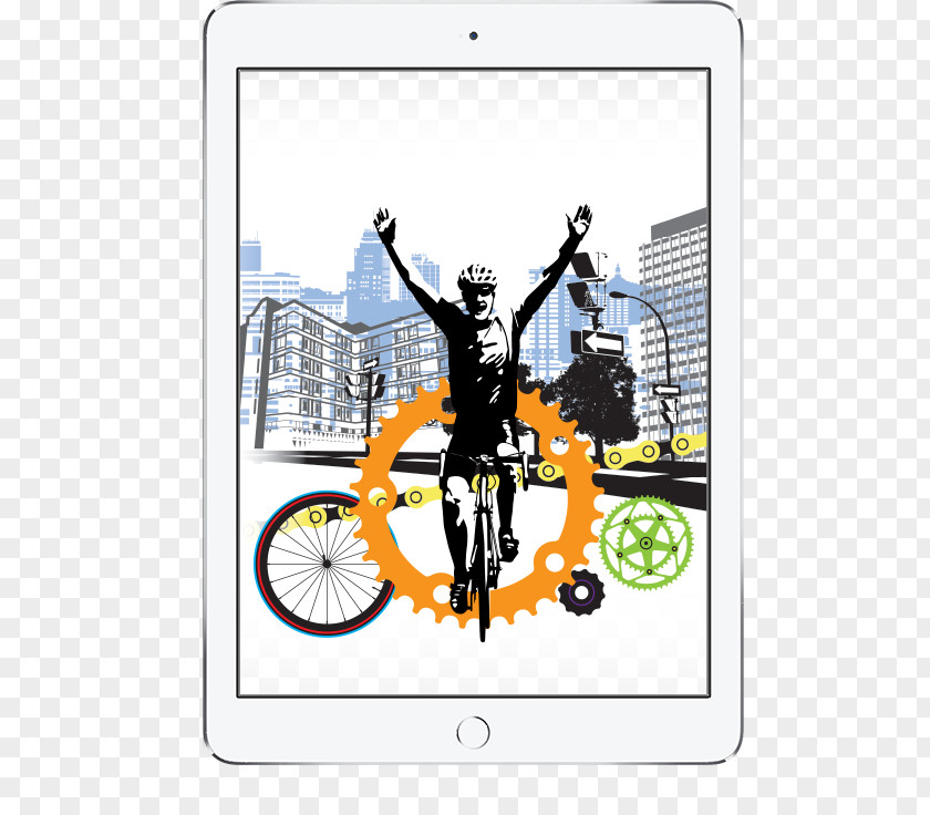 Ipad Frame Kazan Bicycle Recreation Cartoon PNG