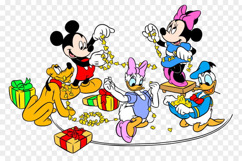 Mickey Mouse Donald Duck Clip Art The Walt Disney Company Christmas Day PNG