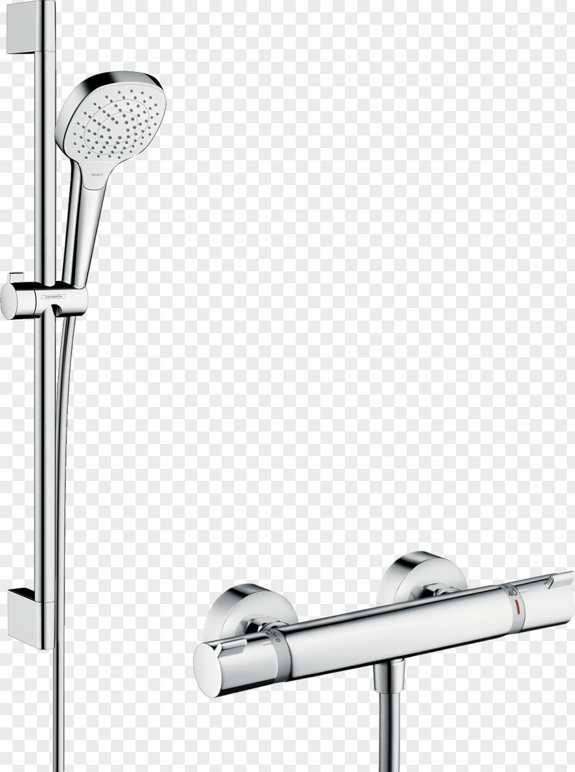 Shower Hansgrohe Thermostatic Mixing Valve Tap PNG