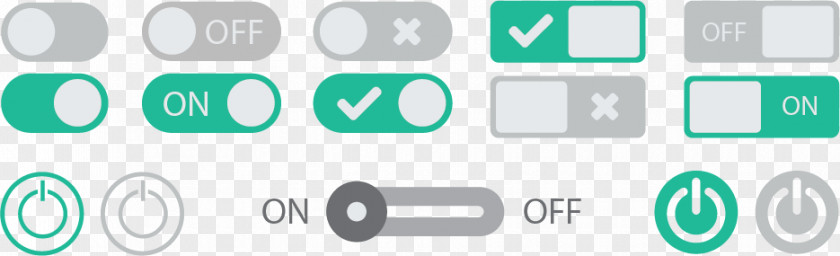 Vector Software Operation Button Switch Graphic Design Icon PNG