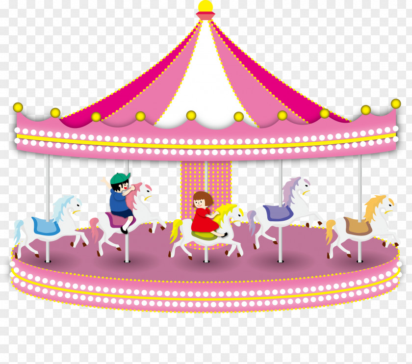 Carrossel Carousel Amusement Park Clip Art PNG