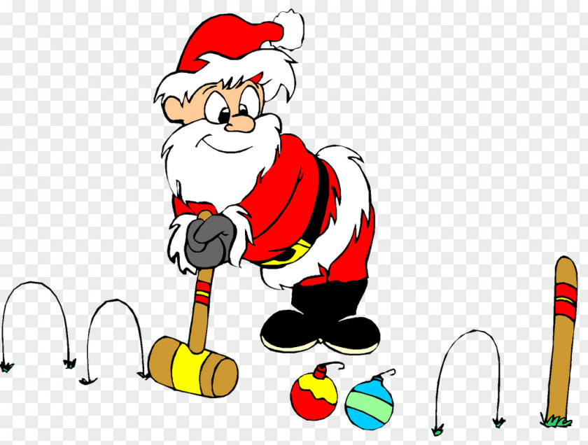 Santa Claus Clip Art Croquet Christmas Day Vector Graphics PNG