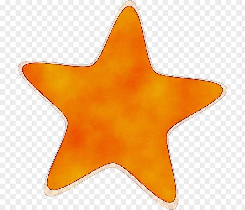 Star Orange PNG