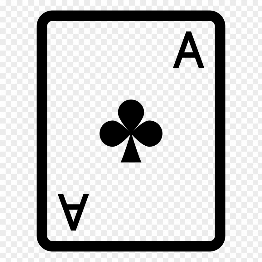 Ace Of Clubs Spades As De Trèfle Playing Card PNG