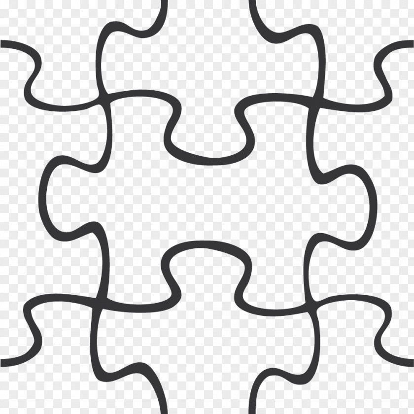 Jigsaw Puzzles Template Clip Art PNG