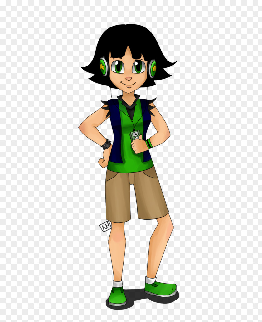 Power Puff Girls Costume Green Mascot Clip Art PNG