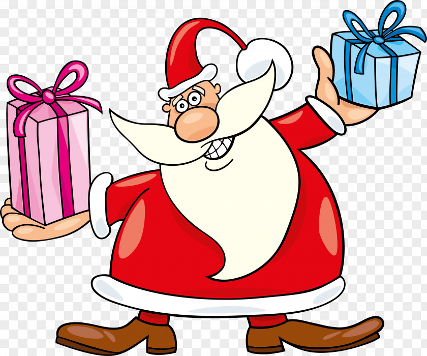 Santa's Beard Santa Claus Christmas Gift Clip Art PNG