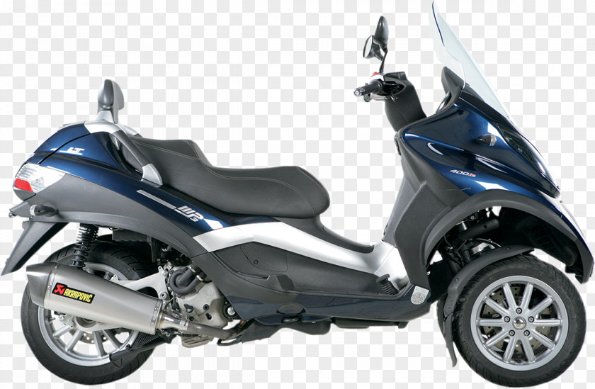 Scooter Exhaust System Piaggio MP3 Car PNG