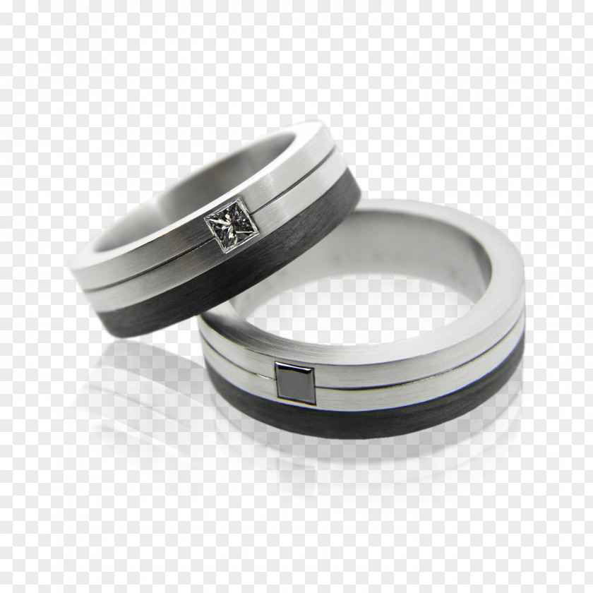 Silver Wedding Ring PNG