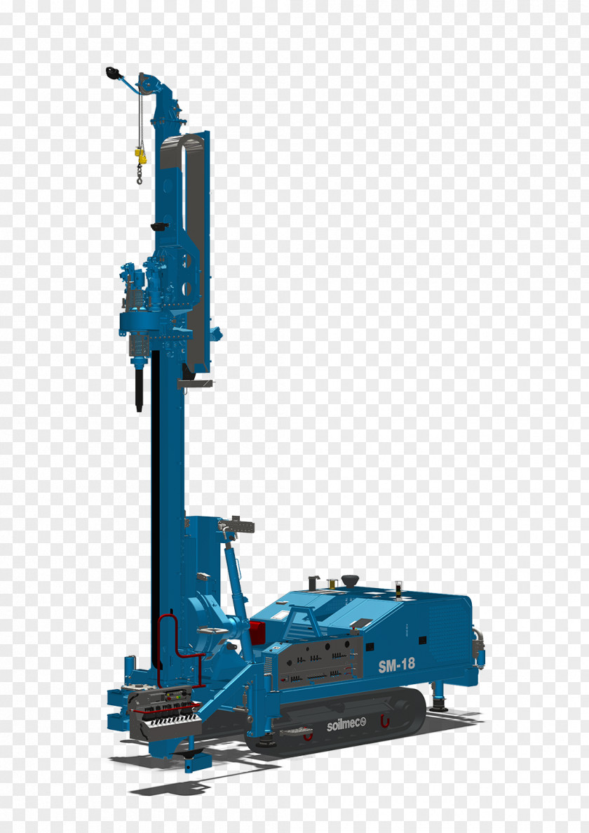 Drilling Rig Soilmec Deep Foundation Heavy Machinery Architectural Engineering PNG