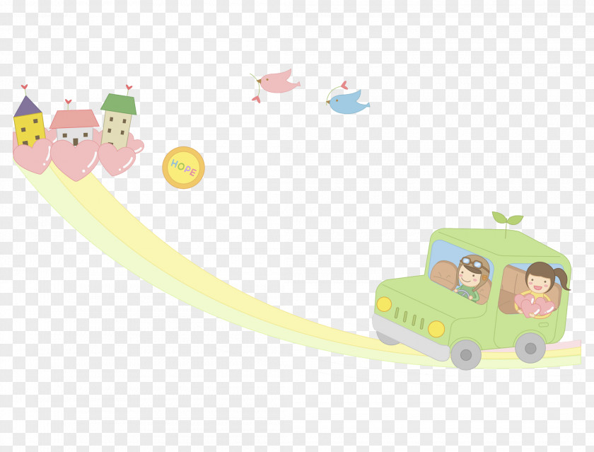 Driving Boy Cartoon Clip Art PNG