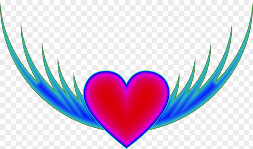 Free Pictures Love Flying Heart Clip Art PNG