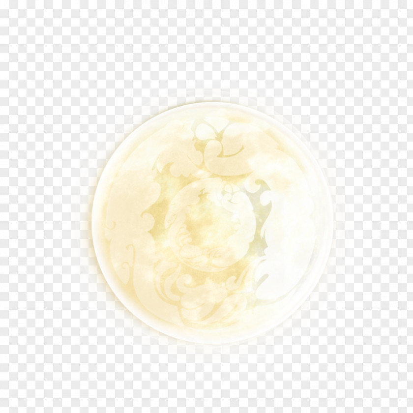 Free White Moon Pull Material Cream Flavor PNG