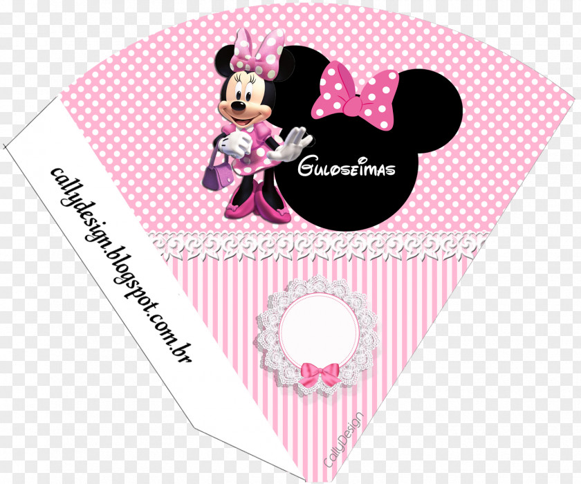 Minnie Mouse Cupcake Mickey Label PNG