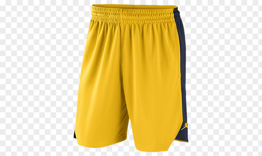Nike Michigan Wolverines Men's Basketball Sportswear Gym Shorts Clothing PNG