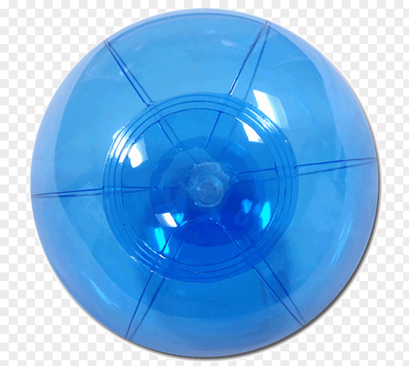 Translucent Beach Ball Blue Plastic Light PNG