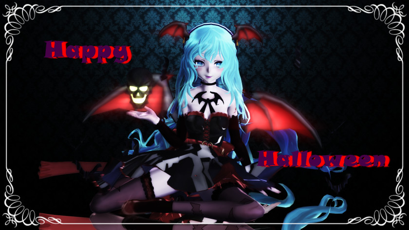 Vampire MikuMikuDance Desktop Wallpaper Hatsune Miku Vocaloid PNG